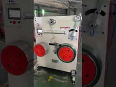 PET strap winders from the extruder